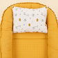 Babynest ve Yastık - Çift Taraflı - Hardal Muslin - Zürafa