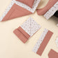 11 Parça Avantajlı Set - Çift Taraflı - Gül Kurusu Muslin - Çiçekler
