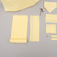 10 Parça Avantajlı Set - Tek Katlı - Sarı Muslin