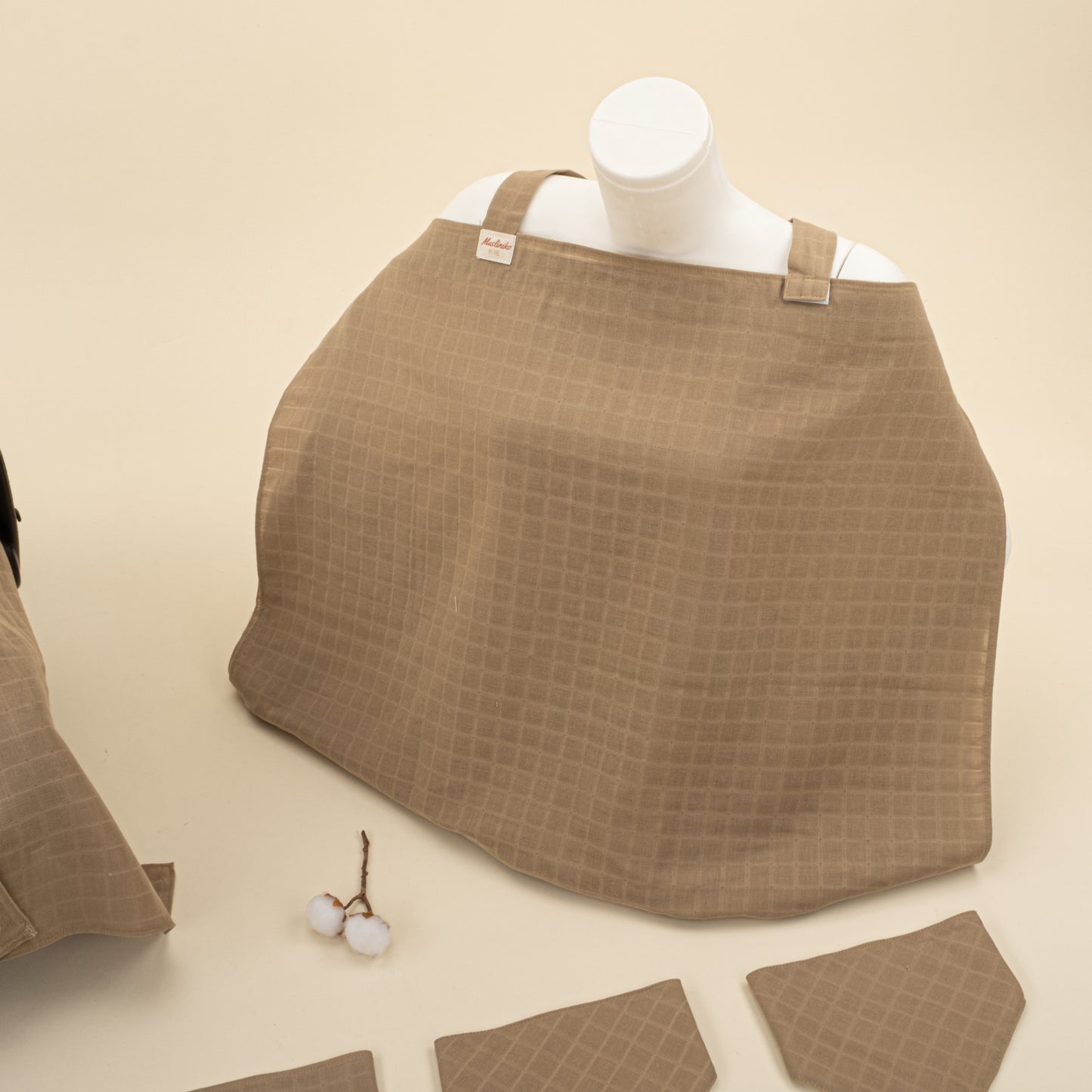 9 Parça Avantajlı Set - Tek Taraflı - Toprak Muslin