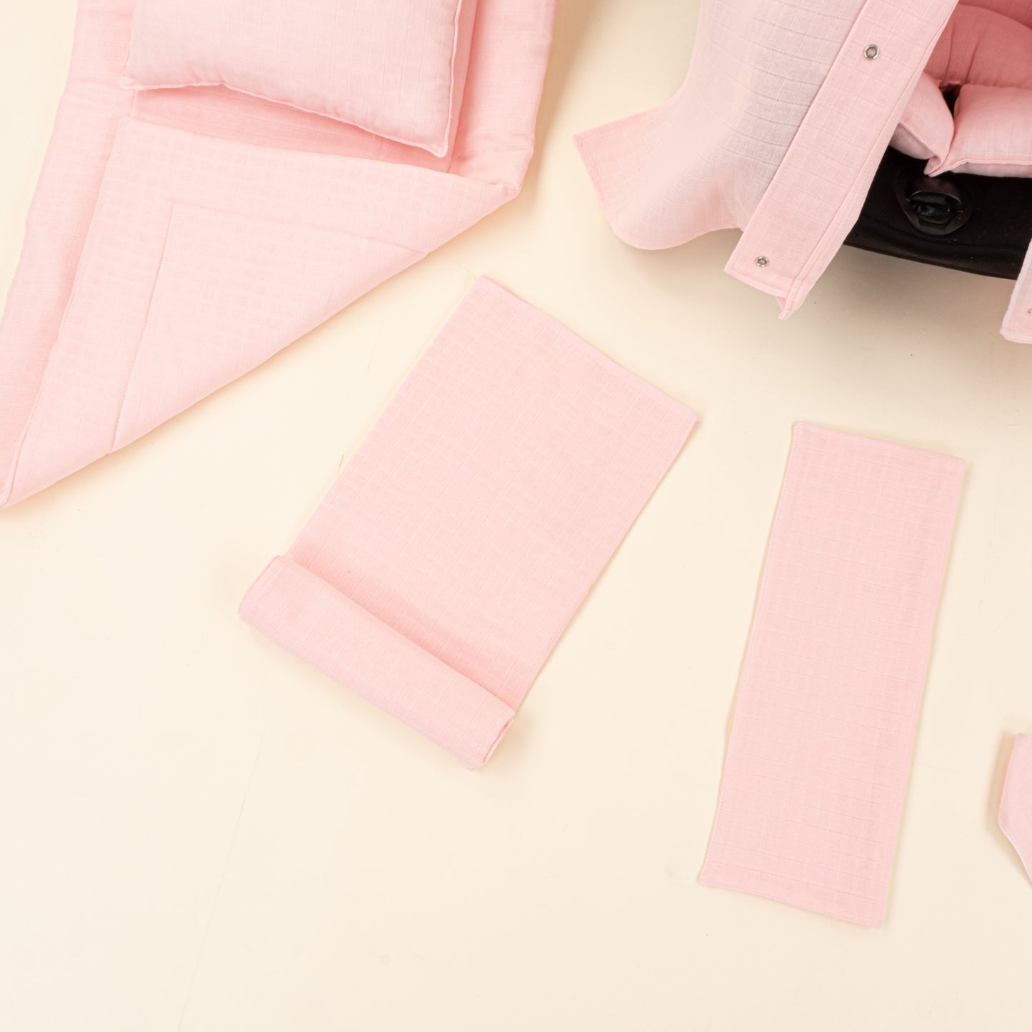 11 Parça Avantajlı Set - Tek Taraflı - Şeker Pembe Muslin