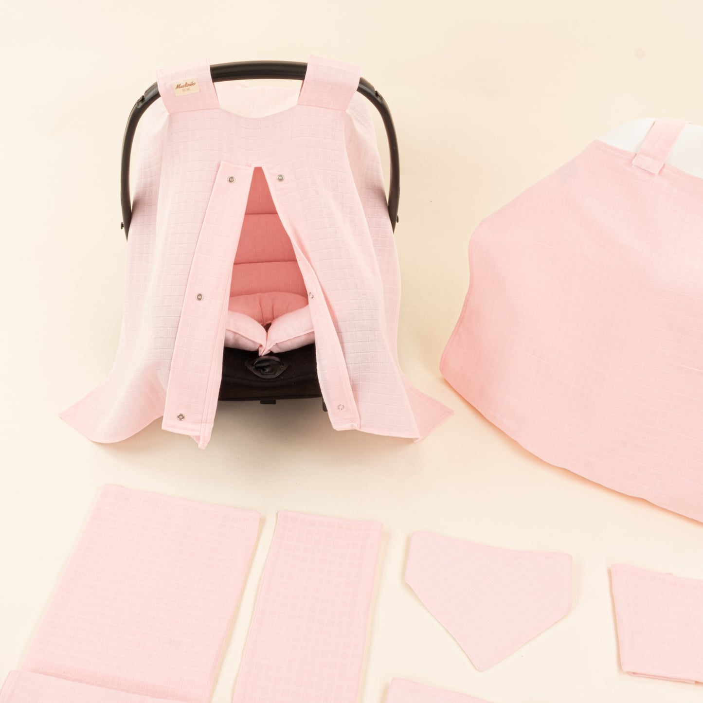 İndirimli Ürün - Puset Minderi - Pembe Yıldız