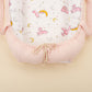 Babynest ve Yastık - Çift Taraflı - Pembe Petek - Pembe Tavşan
