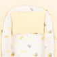Babynest ve Yastık - Çift Taraflı - Sarı Örgü - Sarı Kuş