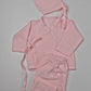 Yenidoğan Hastane Çıkışı İki katlı Muslin Kimono Takım - Pembe