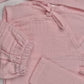 Yenidoğan Hastane Çıkışı İki katlı Muslin Kimono Takım - Pembe