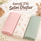 KENDİ 3'LÜ MÜSLİN ÖRTÜ SETİNİ OLUŞTUR