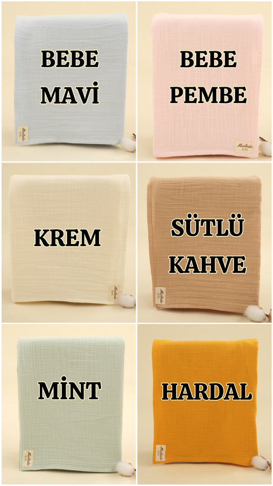 KENDİ 3'LÜ MÜSLİN ÖRTÜ SETİNİ OLUŞTUR