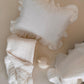 5 Parça Fırfırlı Avantajlı Set - 2 Katlı Organik muslin krem