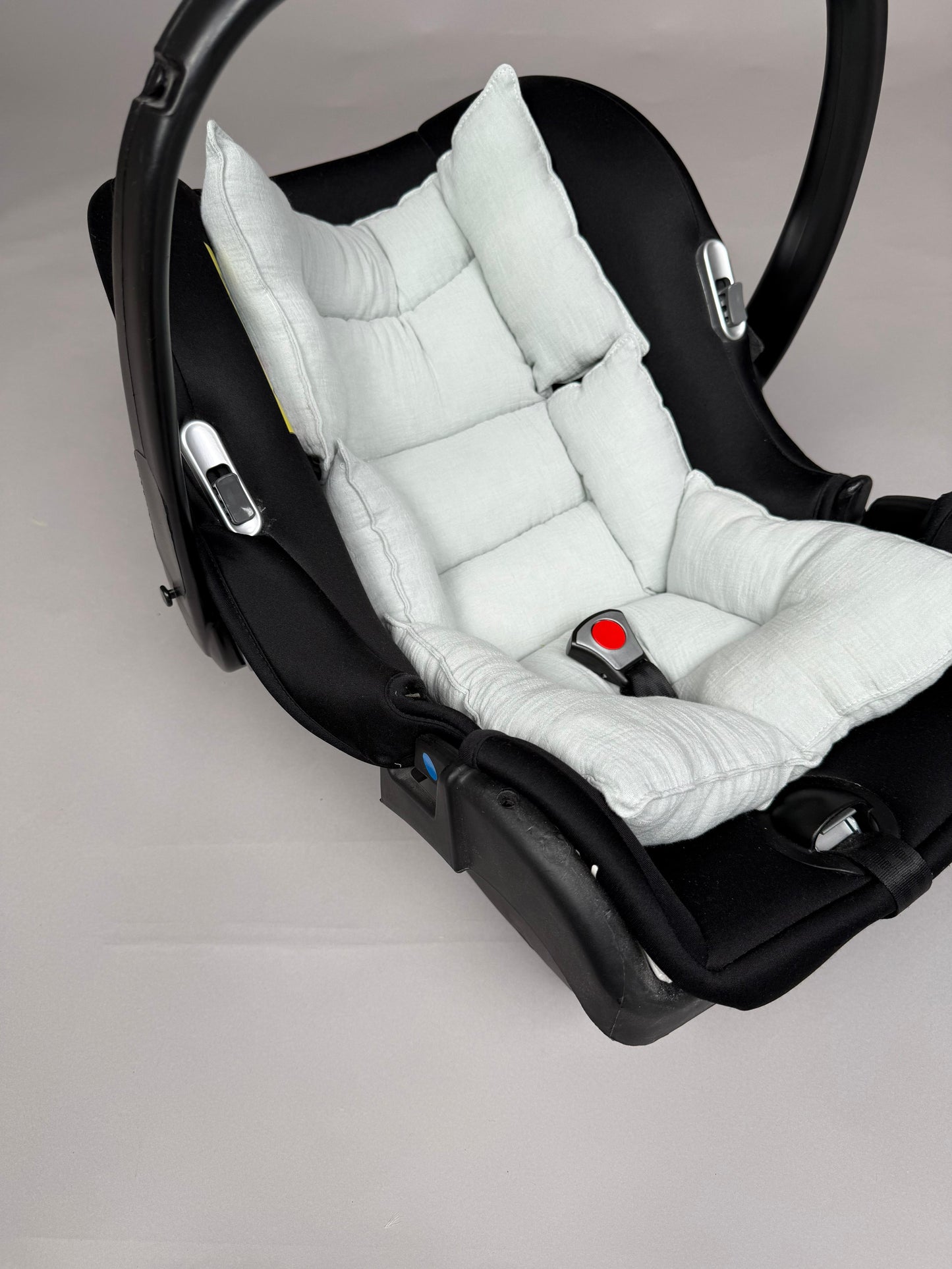 2 Katlı Muslin kumaş Puset Minderi - Gri