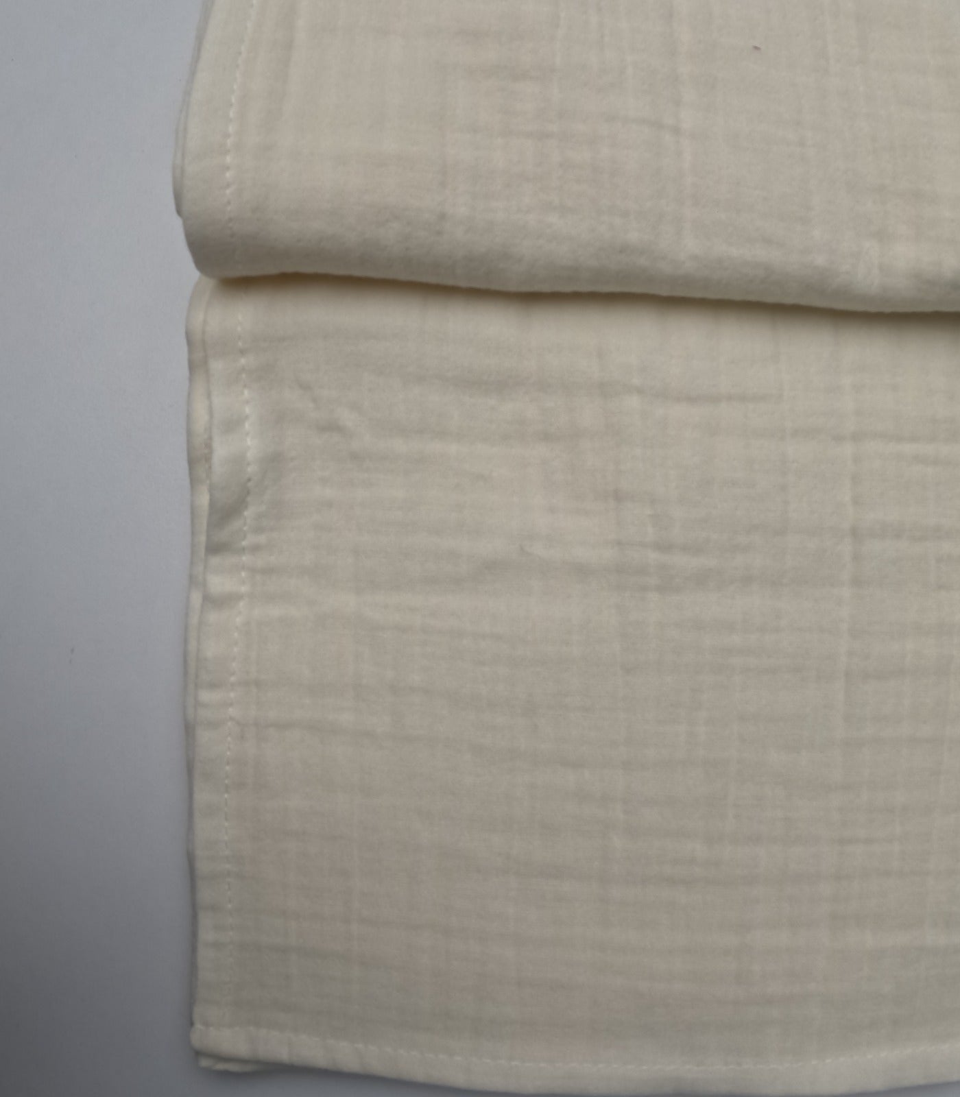 İki Katlı Muslin Örtü - Krem