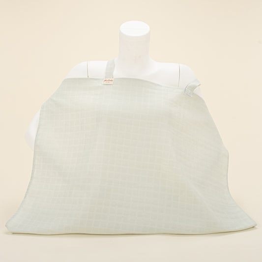 Çift Katlı Muslin Emzirme Önlüğü - Mint Müslin