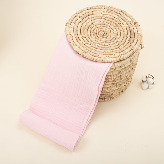 Dört Katlı Organik Muslin - Yenidoğan Set - Pudra