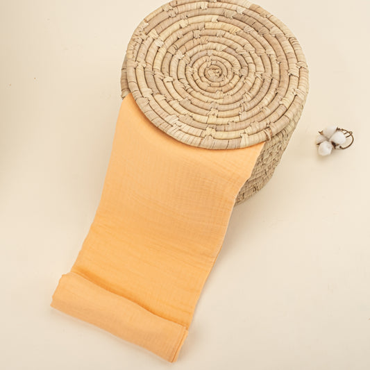 Dört Katlı Organik Muslin - Yenidoğan Set - Somon