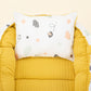 Babynest ve Yastık - Çift Taraflı - Hardal Örgü - Kuş