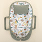 Babynest - Çift Taraflı - Haki Muslin - Hayvanat Bahçesi