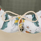 Babynest - Çift Taraflı - Haki Muslin - Hayvanat Bahçesi