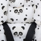 Puset Seti - Çift Taraflı - Krem Örgü - Panda