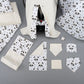 11  Parça Avantajlı Set - Çift Taraflı - Krem Muslin - Panda