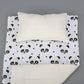 11  Parça Avantajlı Set - Çift Taraflı - Krem Muslin - Panda