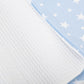 Pike Battaniye - Çift Taraflı - Beyaz Petek - Mavi Minik Yıldızlar