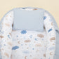 Babynest - Çift Taraflı - Mavi Petek - Mavi Bulut