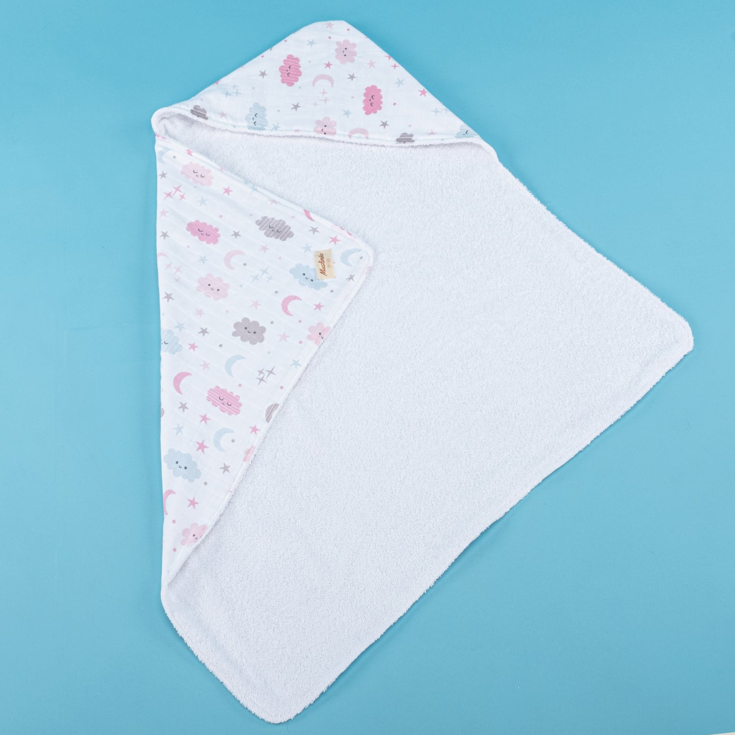 3'lü Kundak Havlu Set - Pembe Bulut - Aslan - Ahtapot