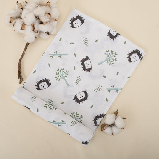 3lü Set - Müslin Örtü - Kirpi / Tavşan / Orman