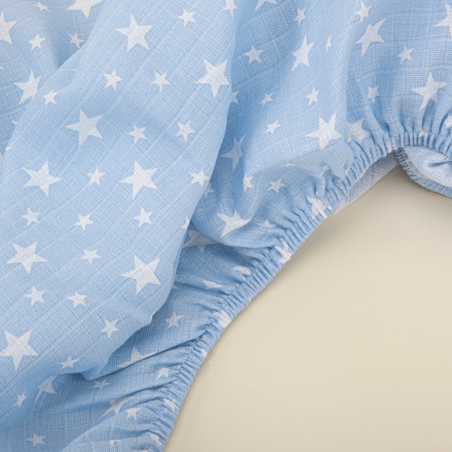 Bebek Pike Nevresim Seti - Mavi Minik Yıldızlar