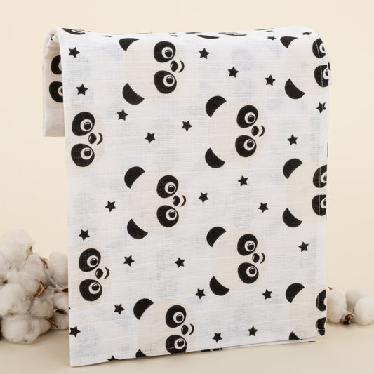 Müslin Örtü - Panda